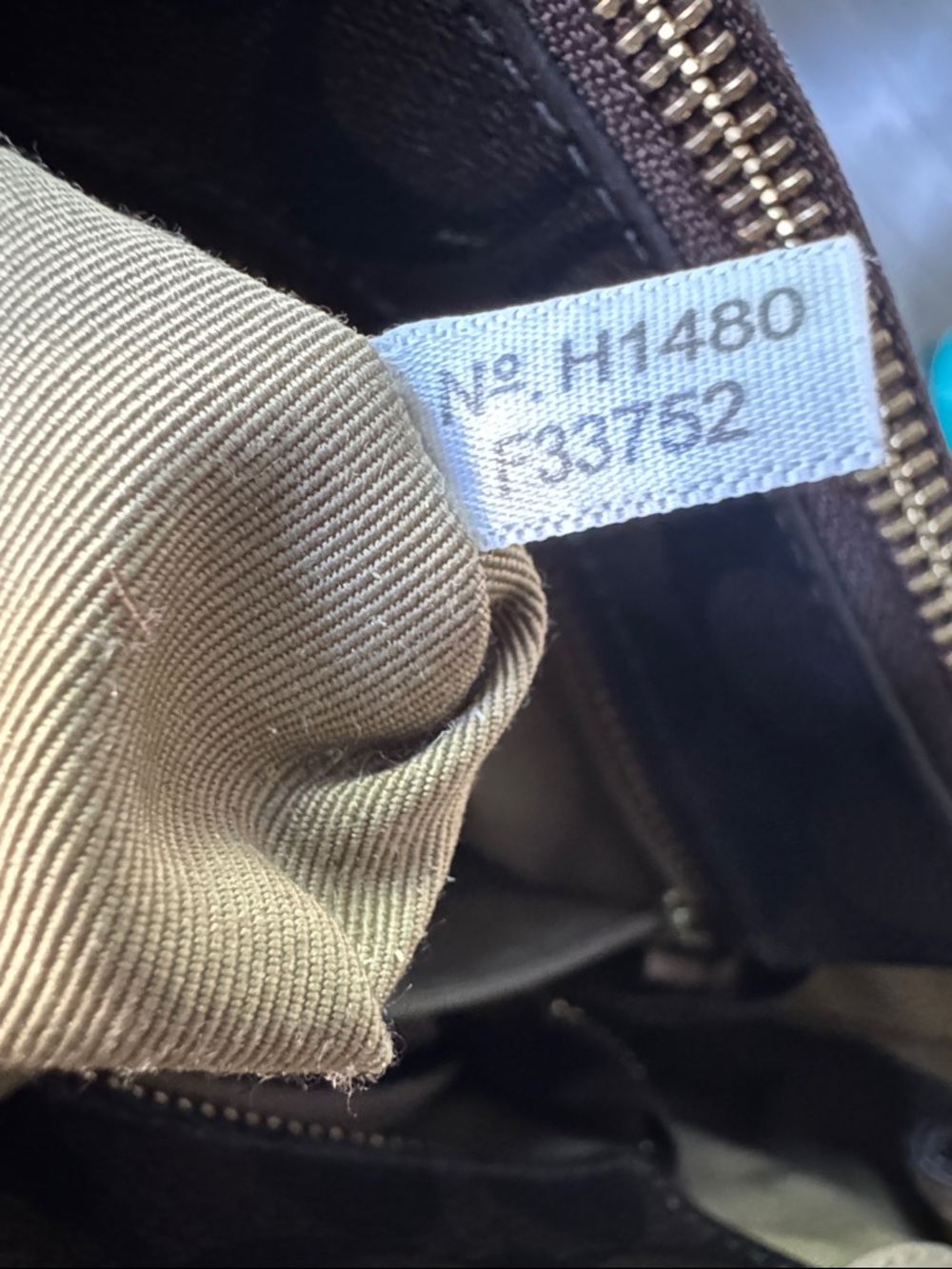 Coach Signature Peyton Brown and Tan shoulder bag - Picture 12 of 12